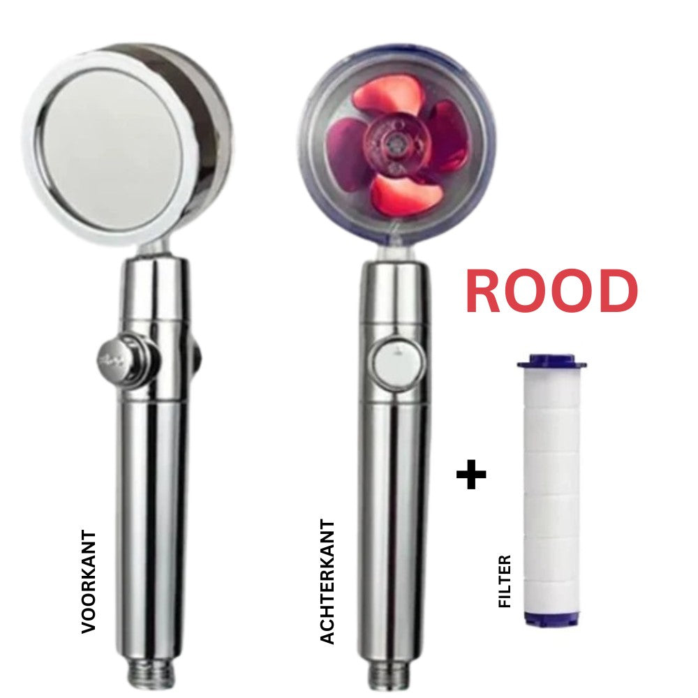 TurboHead 360° | Hoge Druk Water Besparende Douchekop