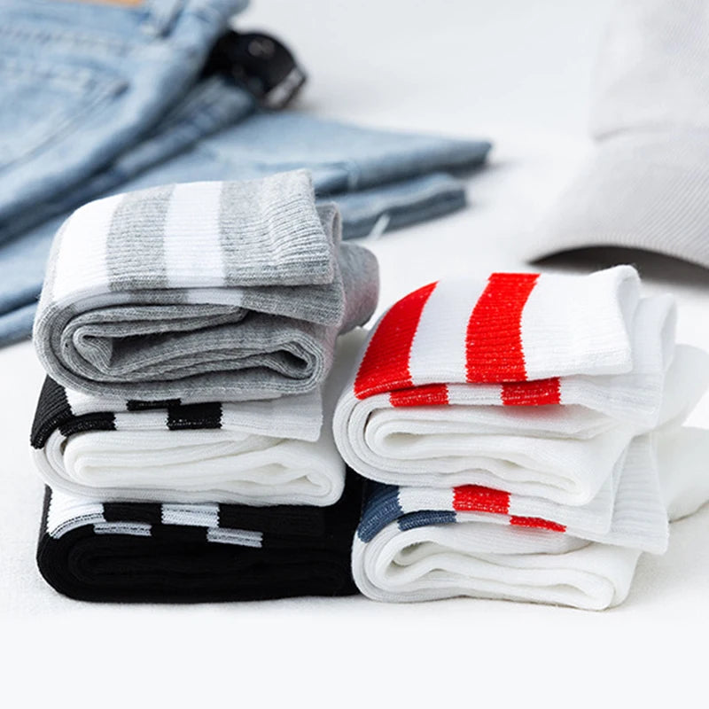 5 Pack Mannen Crew Sokken | SneakXX