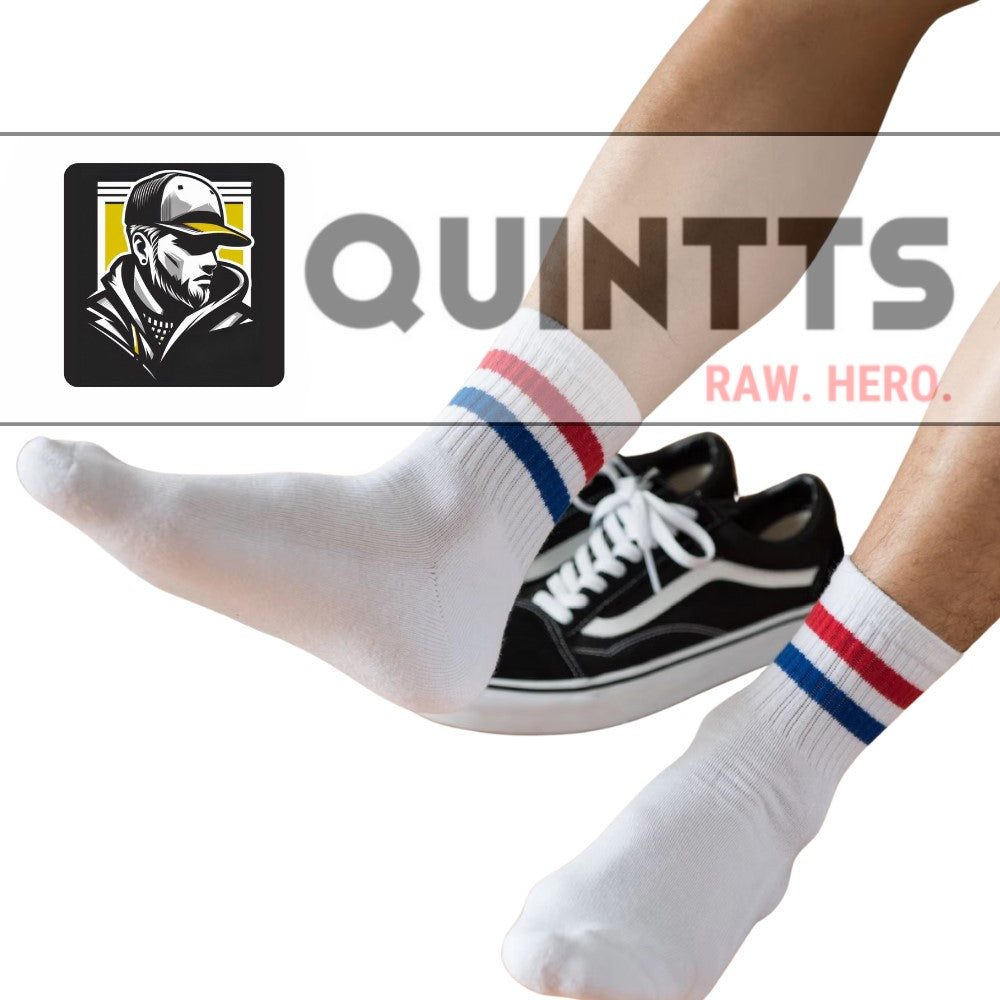 5 Pack Mannen Crew Sokken | SneakXX